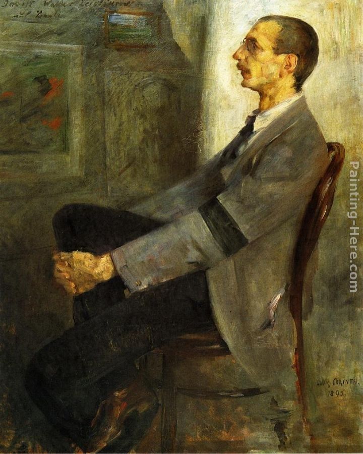 Lovis Corinth Portrait of the Painter Walter Leistilow